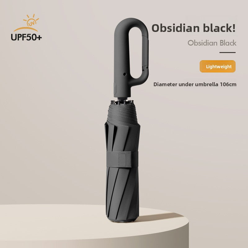 Automatic Ring Lock Folding Umbrella