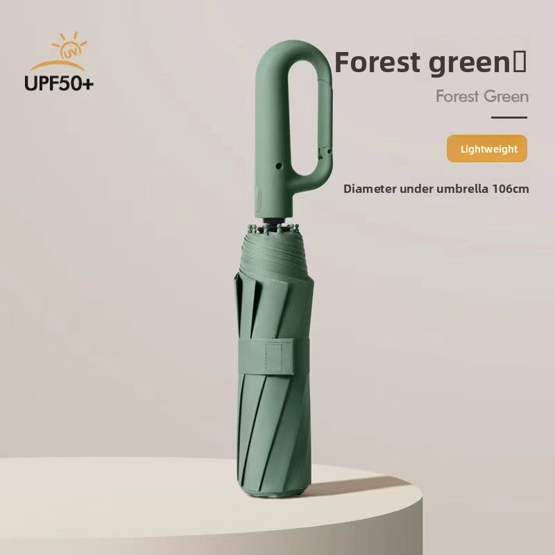 Automatic Ring Lock Folding Umbrella