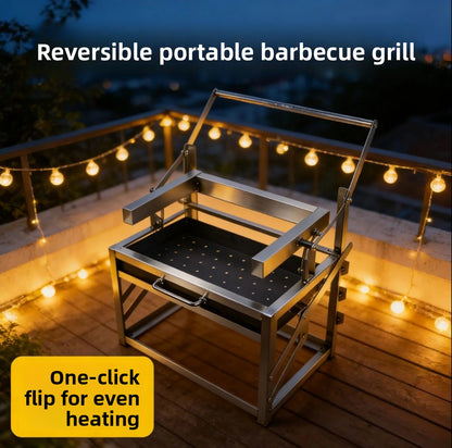 Automatic Rotating BBQ Grill for Outdoor Cooking