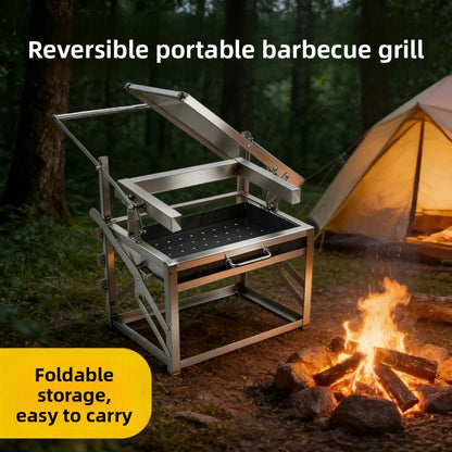 Automatic Rotating BBQ Grill for Outdoor Cooking