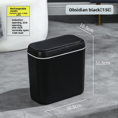 Automatic Sensor Trash Can with LED Light