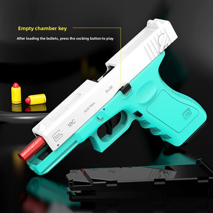 Automatic Shell Ejection Soft Bullet Toy Pistol