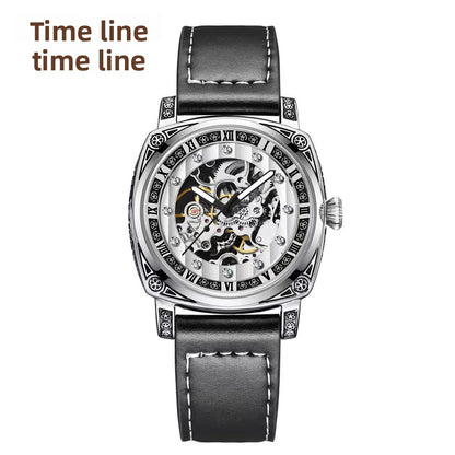 Automatic Skeleton Dial Unisex Watch