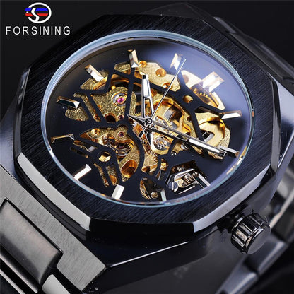 Automatic Skeleton Mechanical Watch for Men