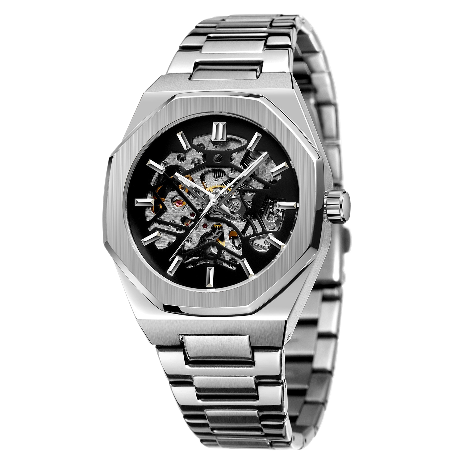 Automatic Skeleton Mechanical Watch for Men