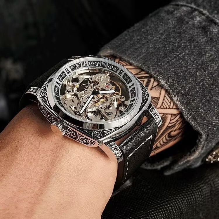 Automatic Skeleton Mechanical Watch