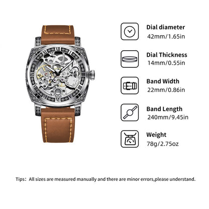 Automatic Skeleton Mechanical Watch