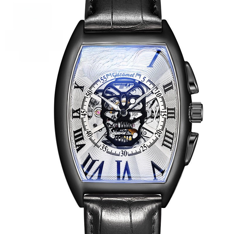 Automatic Skeleton Skull Mechanical Watch