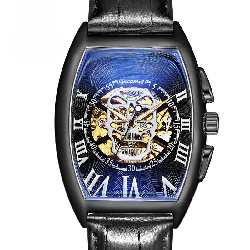 Automatic Skeleton Skull Mechanical Watch