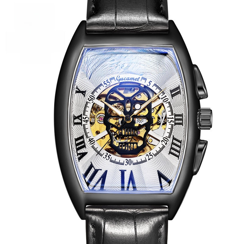 Automatic Skeleton Skull Mechanical Watch