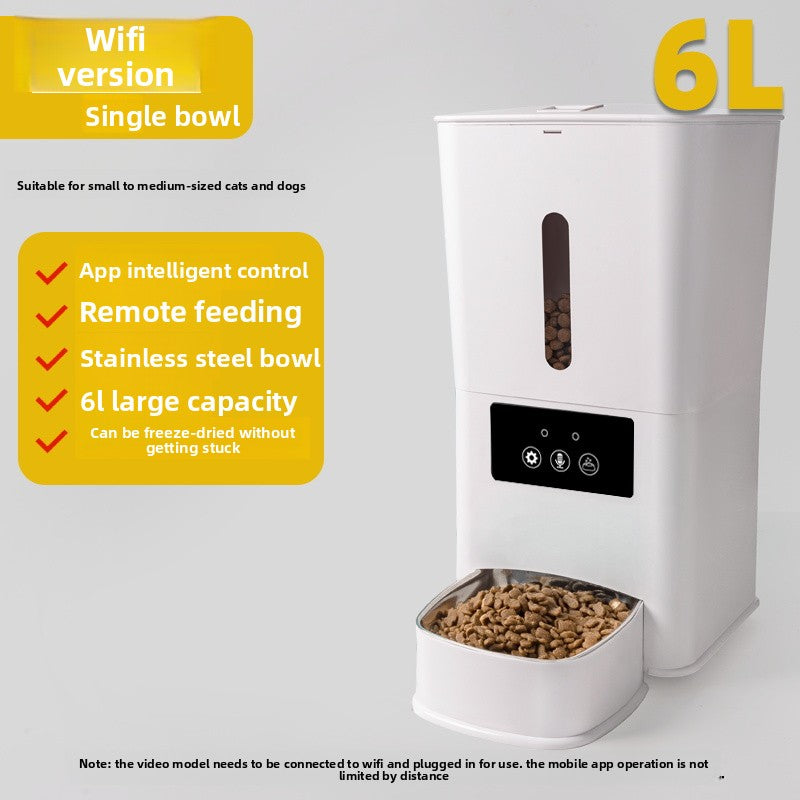Automatic Smart Pet Feeder with Camera