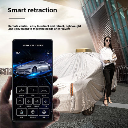 Automatic Solar-Powered Remote Control Car Cover