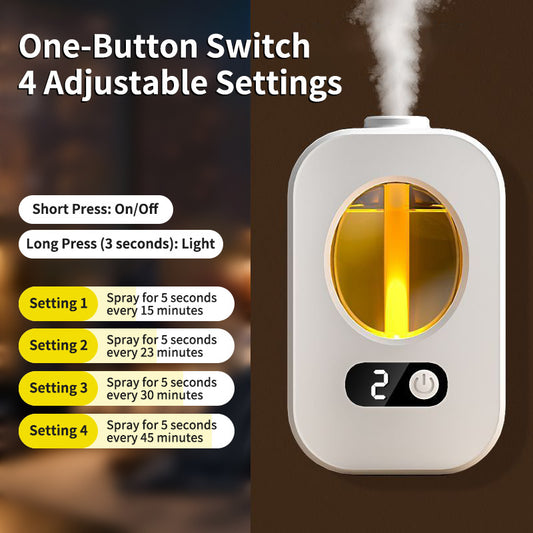 Automatic Spray Aroma Diffuser with Night Light