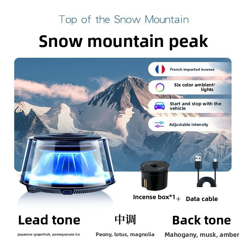 Automatic Spray Car Aromatherapy Machine with LED Lights