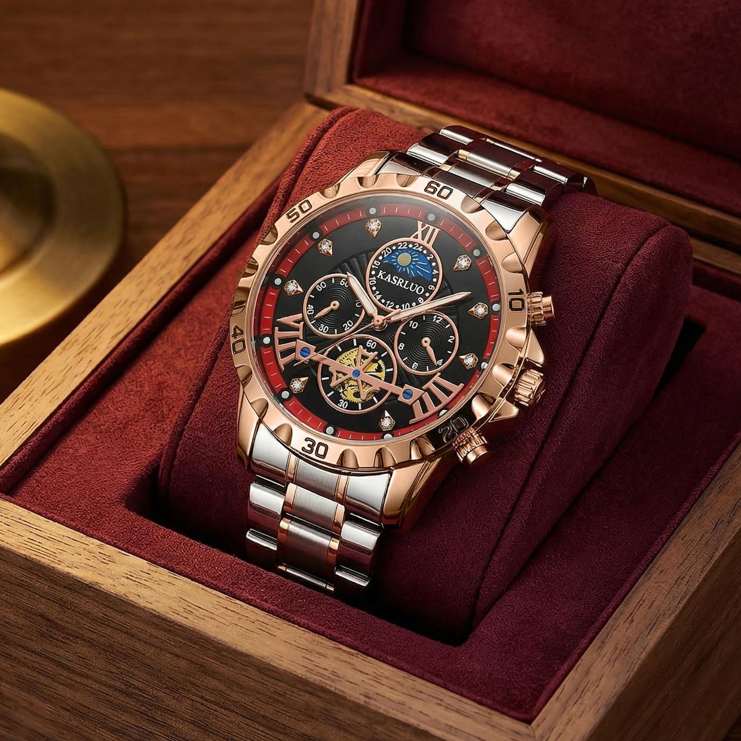 Automatic Stainless Steel Business Watch