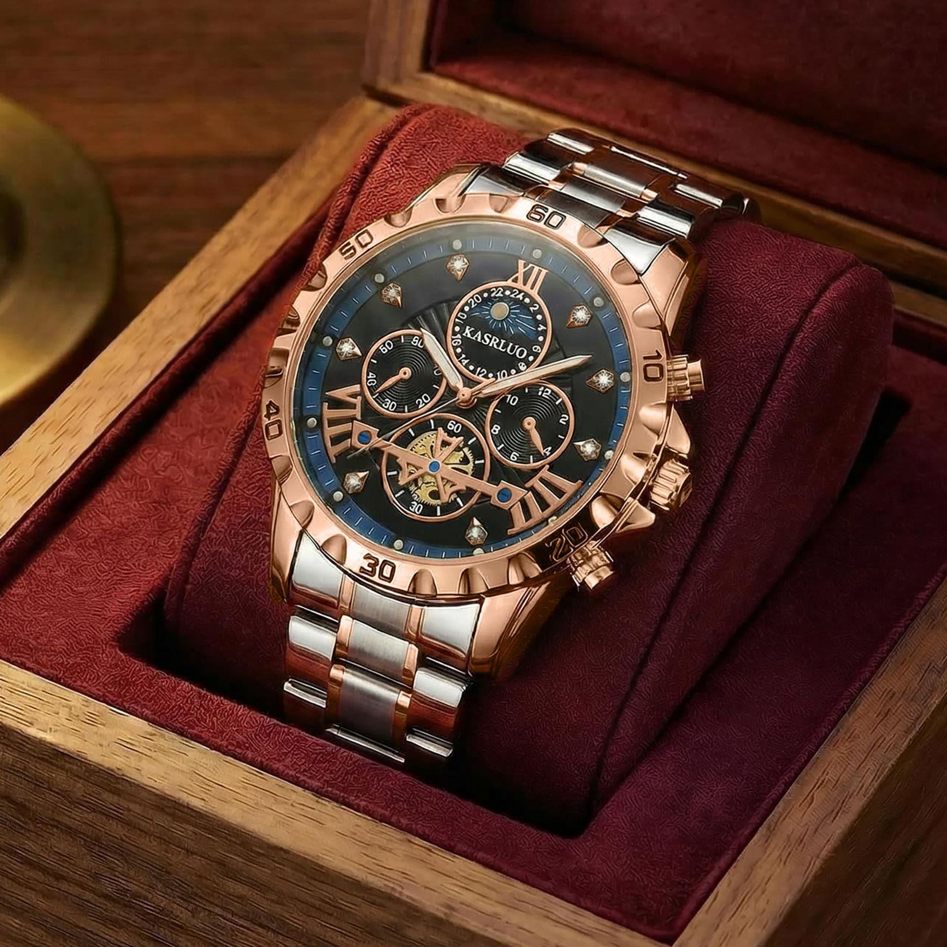 Automatic Stainless Steel Business Watch