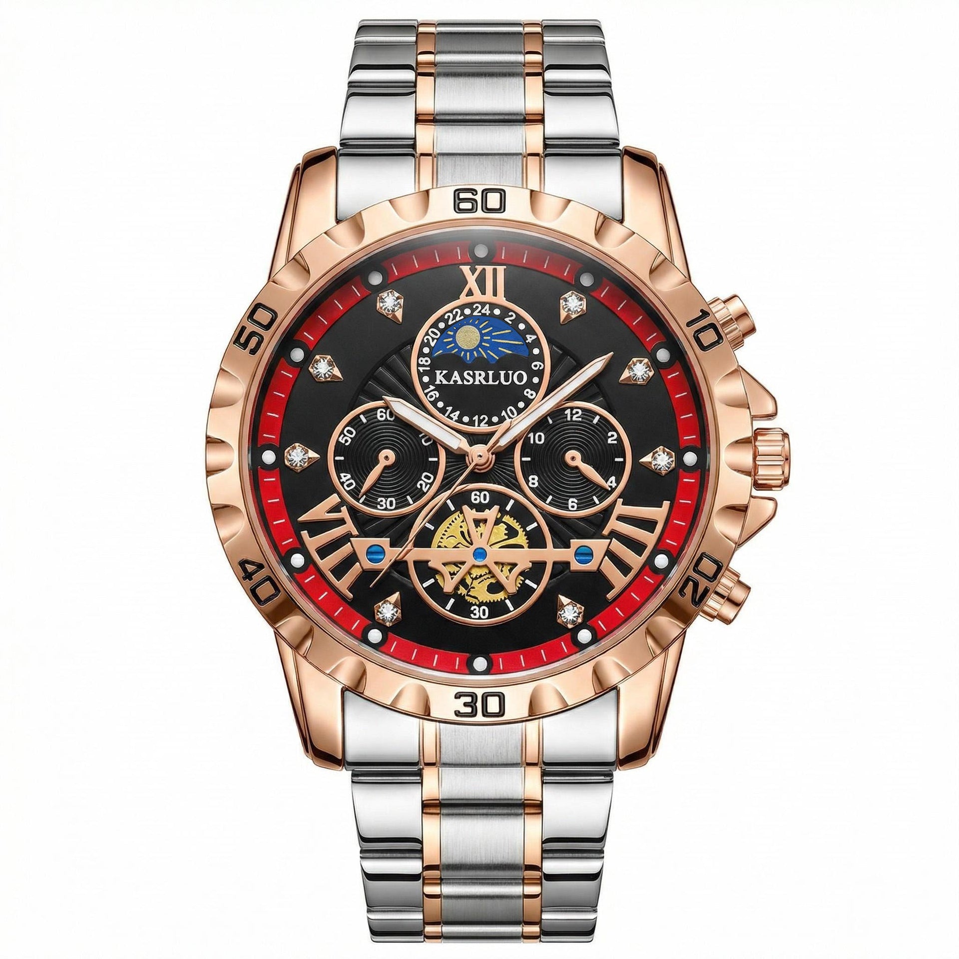 Automatic Stainless Steel Business Watch