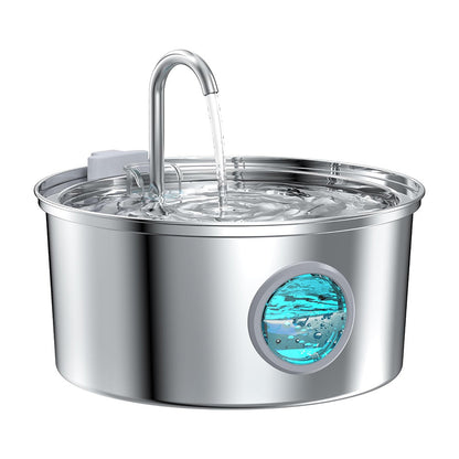 Automatic Stainless Steel Pet Water Dispenser with USB Pump