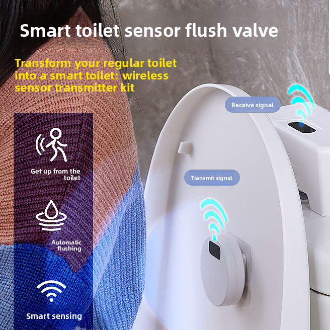 Automatic Toilet Flusher with Sensor