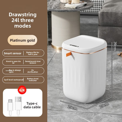 Automatic trash can