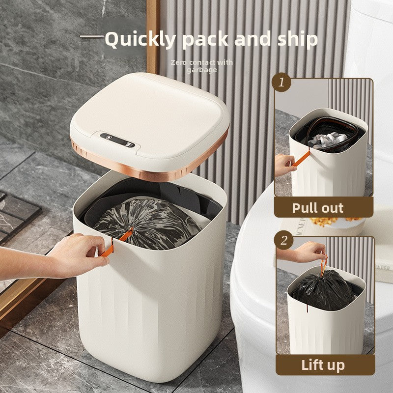 Automatic trash can