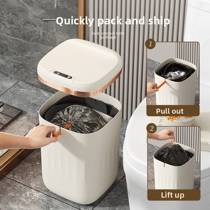 Automatic trash can