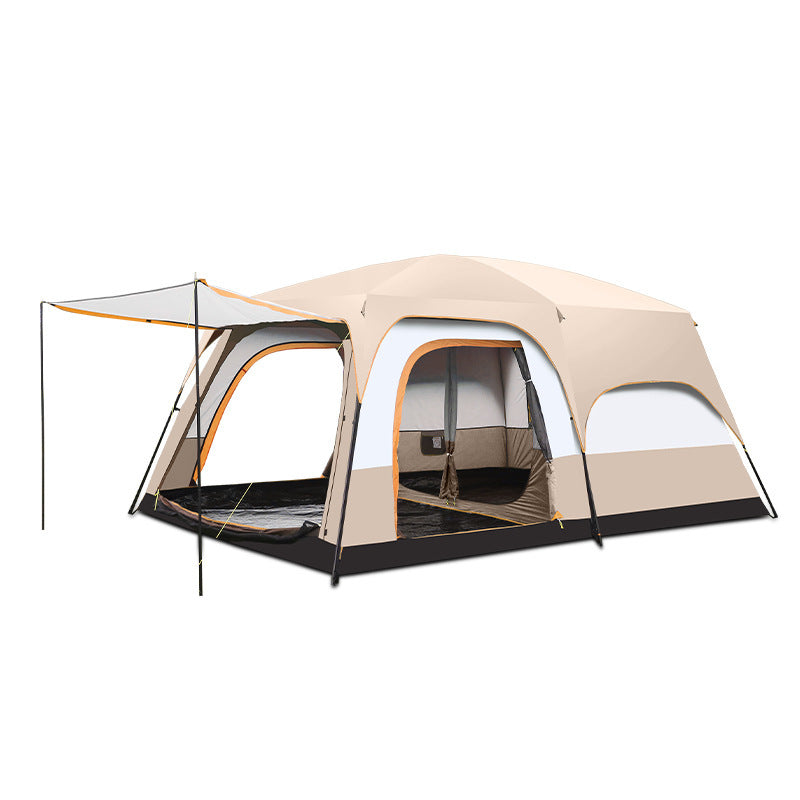 Automatic Two Room Camping Tent for Family Outdoor Use