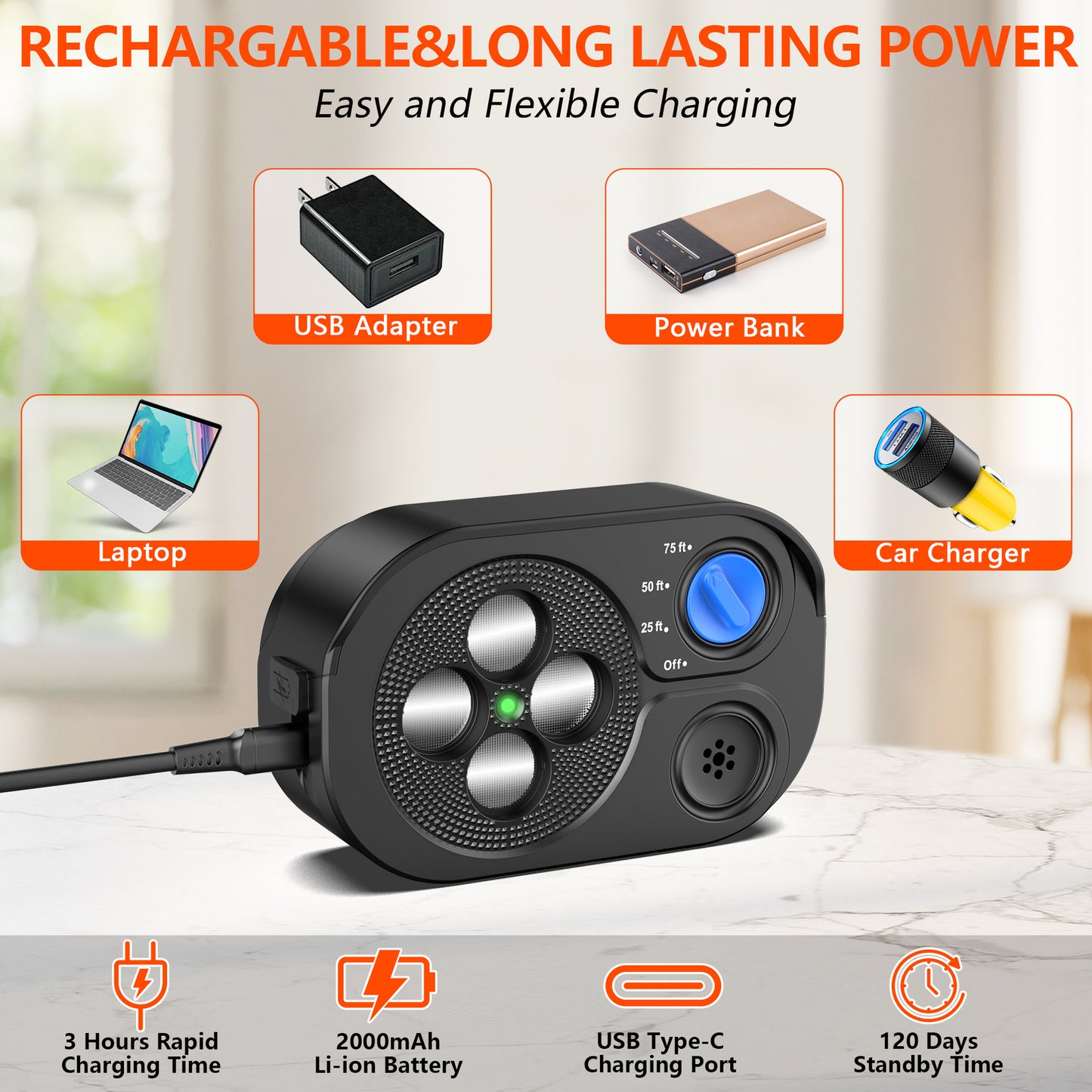 Automatic Ultrasonic Bark Stopper Dog Training Device