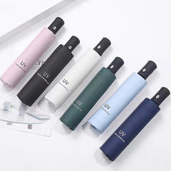 uv manual vinyl umbrella [black]]