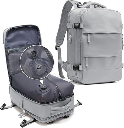 Automatic Vacuum Compression Multifunctional Travel Backpack