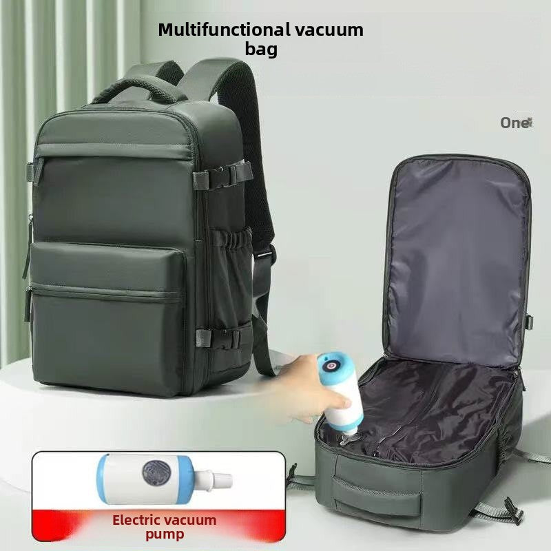 Automatic Vacuum Compression Multifunctional Travel Backpack