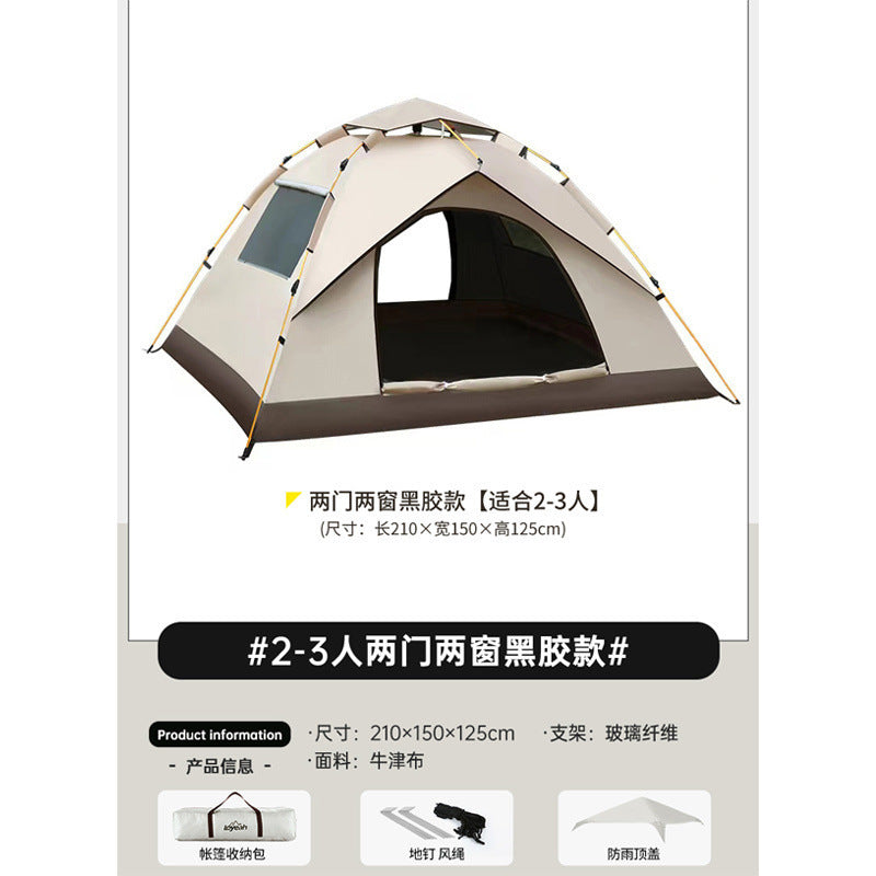 Automatic Waterproof Camping Tent for Family Outdoor Use