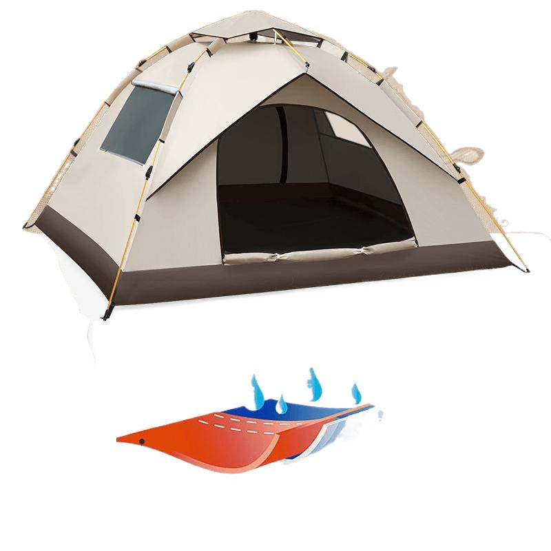 Automatic Waterproof Camping Tent for Family Outdoor Use