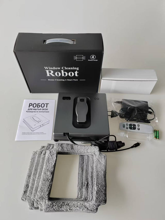 Automatic Window Cleaning Robot with Remote Control