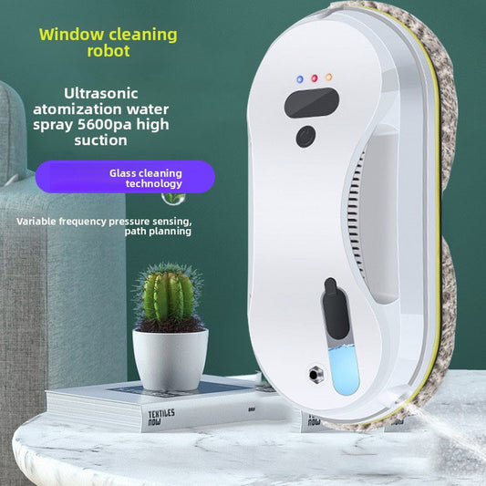 Automatic Window Cleaning Robot with Spray Function