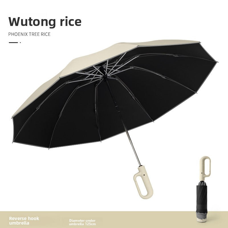 Automatic Windproof Reverse Folding Umbrella
