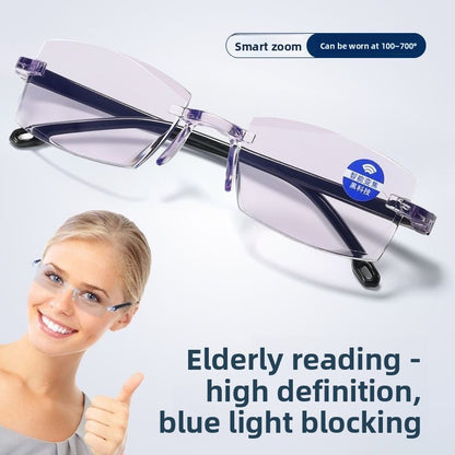 Automatic Zoom Anti-Blue Light Reading Glasses