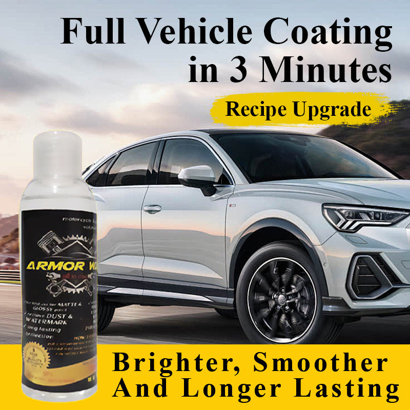 Automobile brightener, automotive paint polishing wax