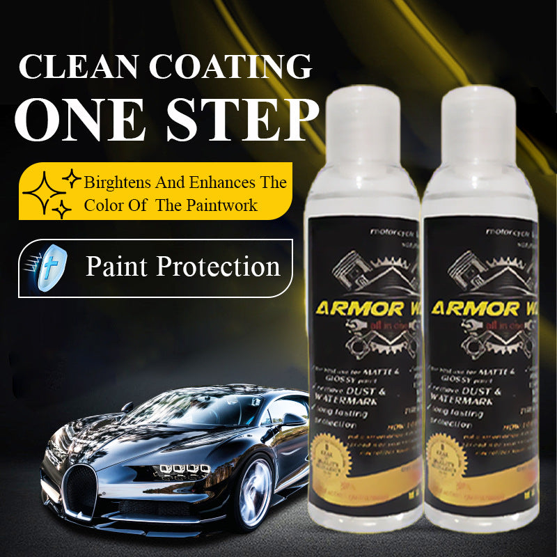 Automobile brightener, automotive paint polishing wax