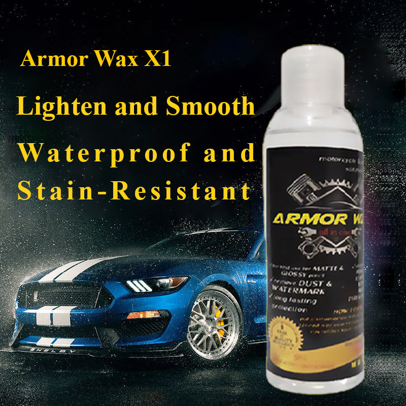 Automobile brightener, automotive paint polishing wax