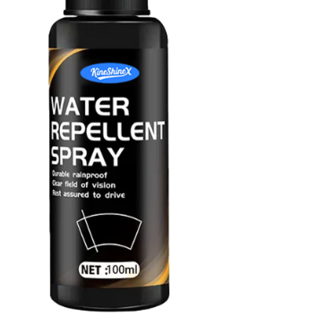Automobile glass rainproof spray