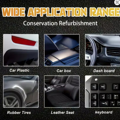 Automobile interior plastic and leather repair agent