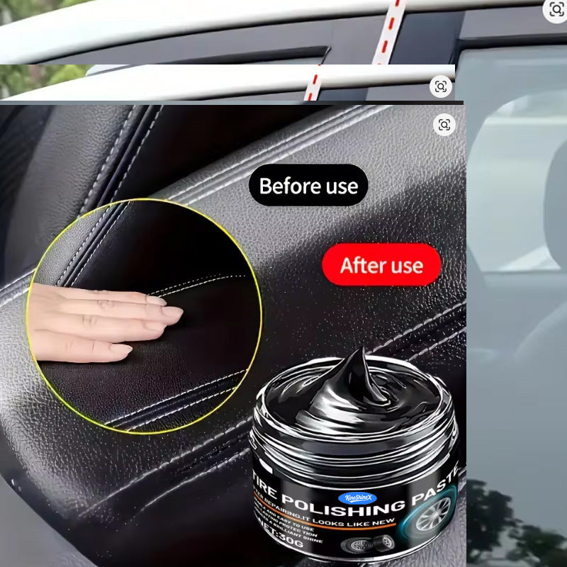 Automobile interior plastic and leather repair agent