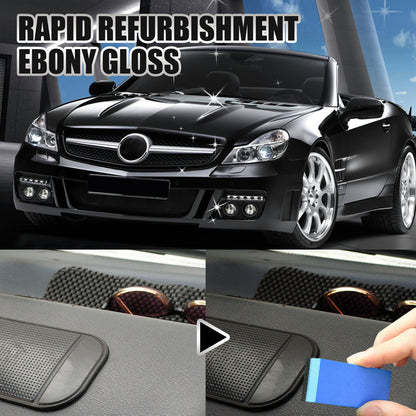 Automobile interior refurbishing agent