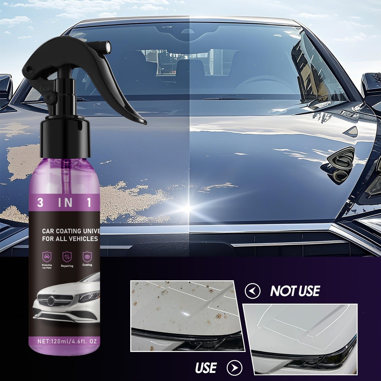Automotive coating spray