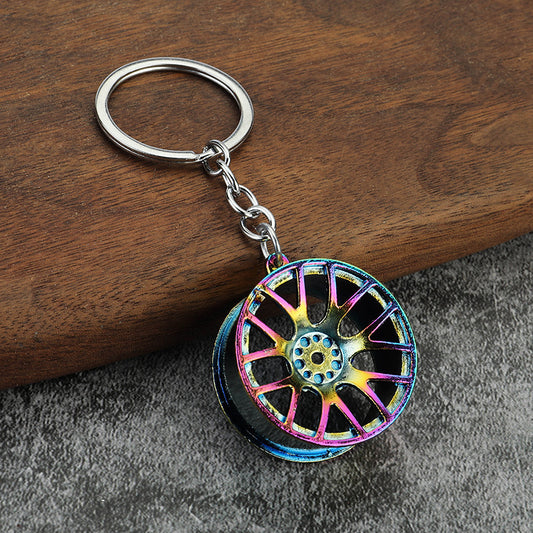 Automotive Design Metal Keychain Pendant