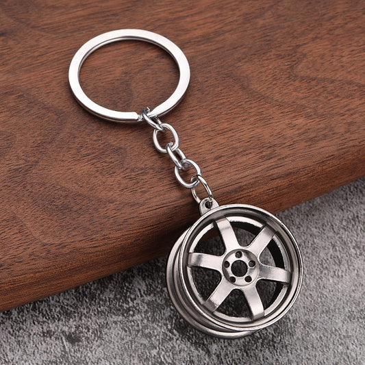 Automotive Design Metal Keychain Pendant