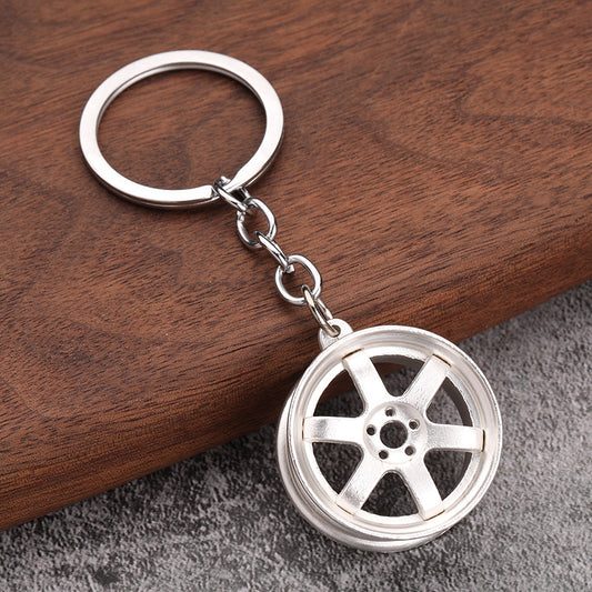 Automotive Design Metal Keychain Pendant