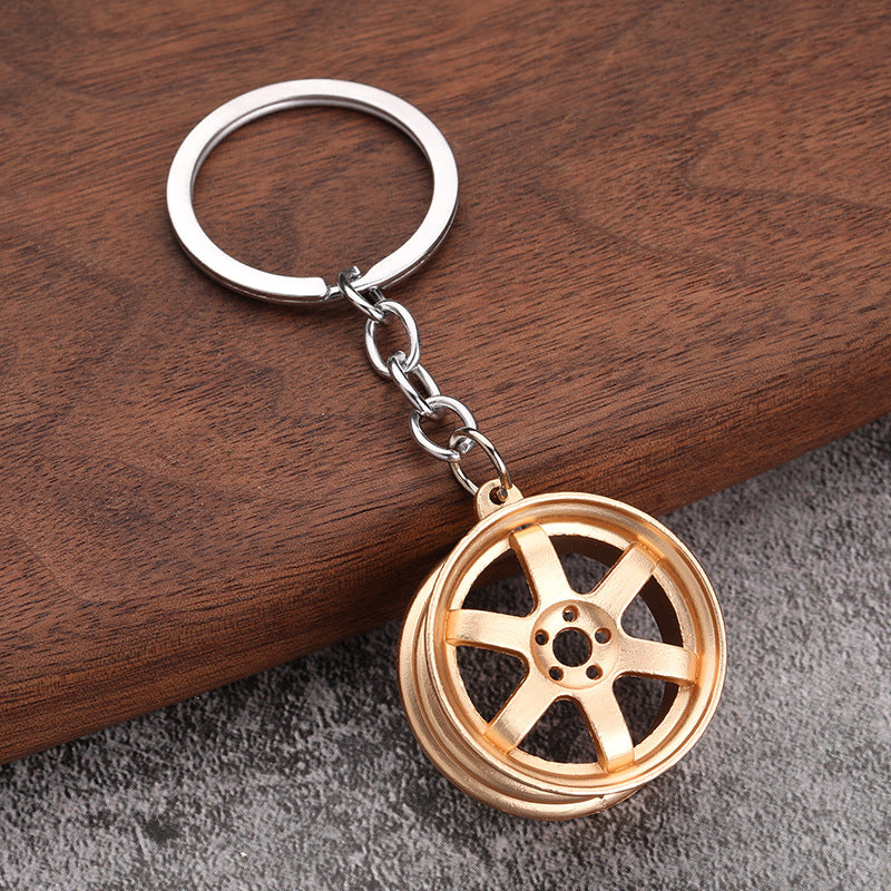 Automotive Design Metal Keychain Pendant