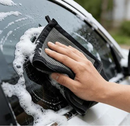 Automotive Hollow-Out Scrubbing Towel